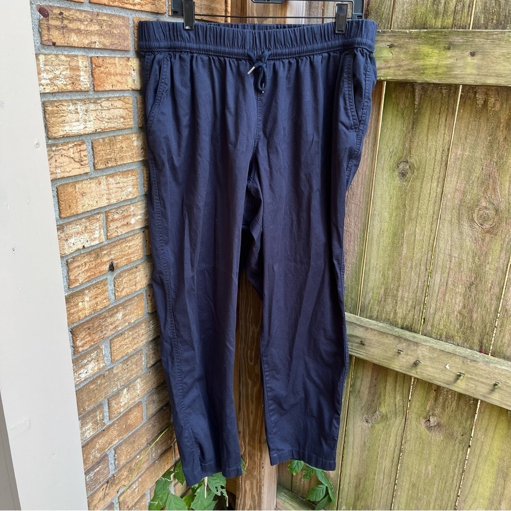 Pact Men's Dark Blue Cotton Pants